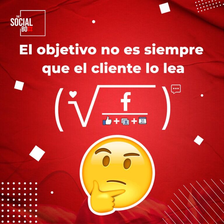 El objetivo no es siempre que el cliente lo lea